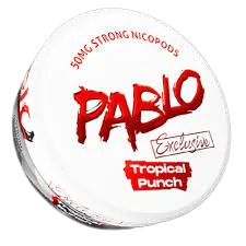 Pablo Tropical Punch 50Mg Nicotine Pouches – Exotic Fruity Flavor