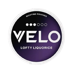 VELO Lofty Liquorice 10Mg Nicotine Pouches – Rich Liquorice Flavor