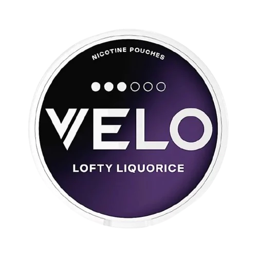 VELO Lofty Liquorice 10Mg Nicotine Pouches – Rich Liquorice Flavor